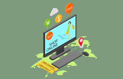 網(wǎng)上購(gòu)物線(xiàn)上購(gòu)物背景設(shè)計(jì)素材